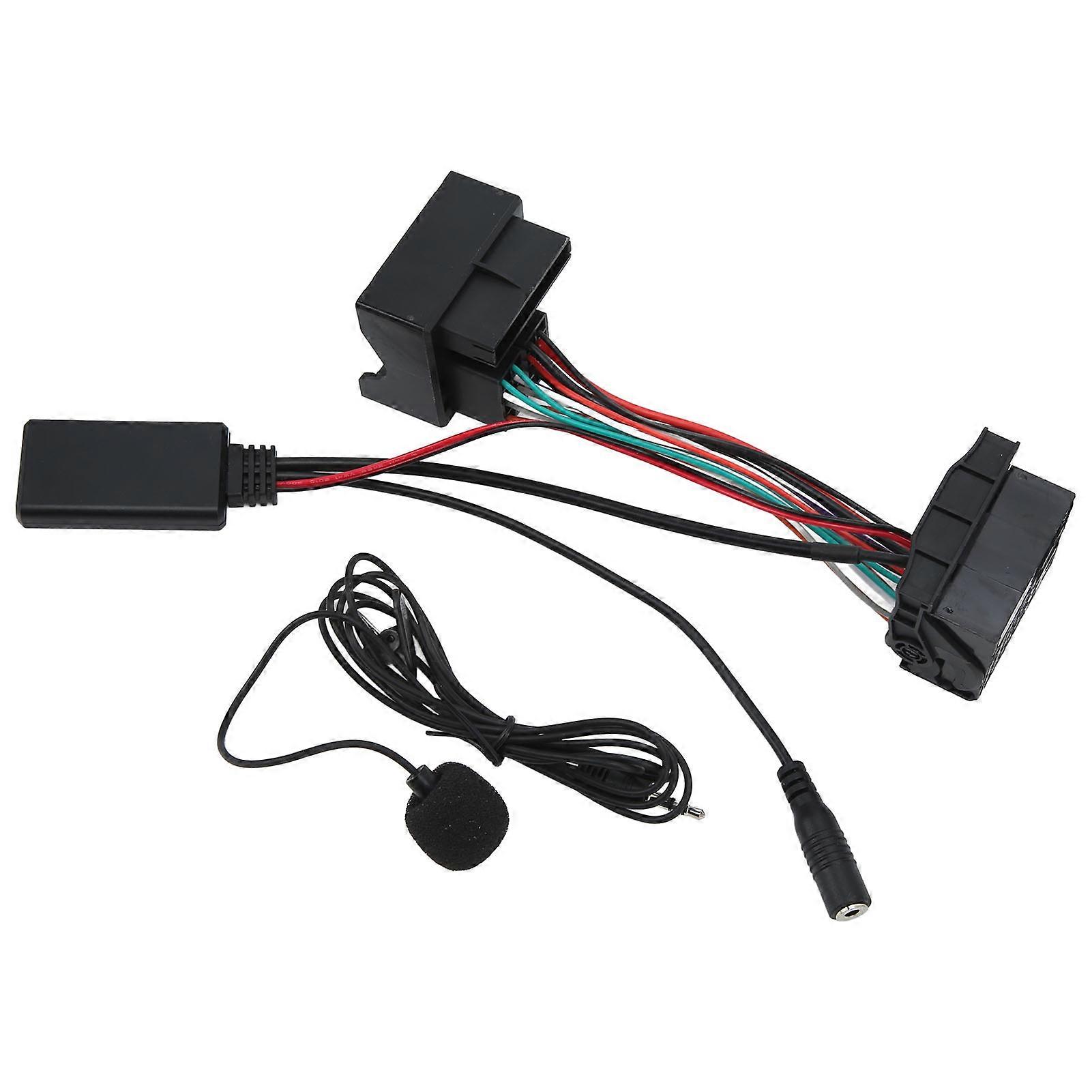 Bluetooth 5.0 AUX IN o Cable Adapter with Microphone Replacement for Citroen C2 C3 C4 C5 C6 C8