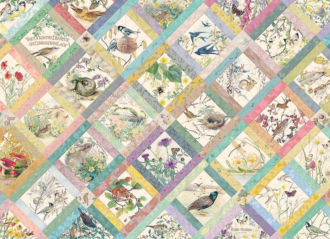 Cobble Hill Country Diary Quilt Jigsaw Puzzle (1000 Pieces)