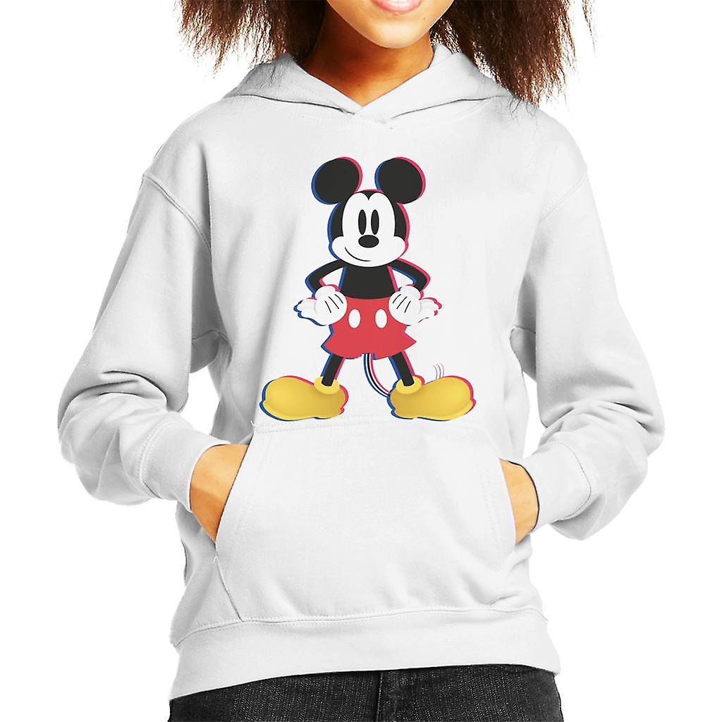 Disney Mickey Mouse 3D Effect Pose Kid's Hooded Sweatshirt