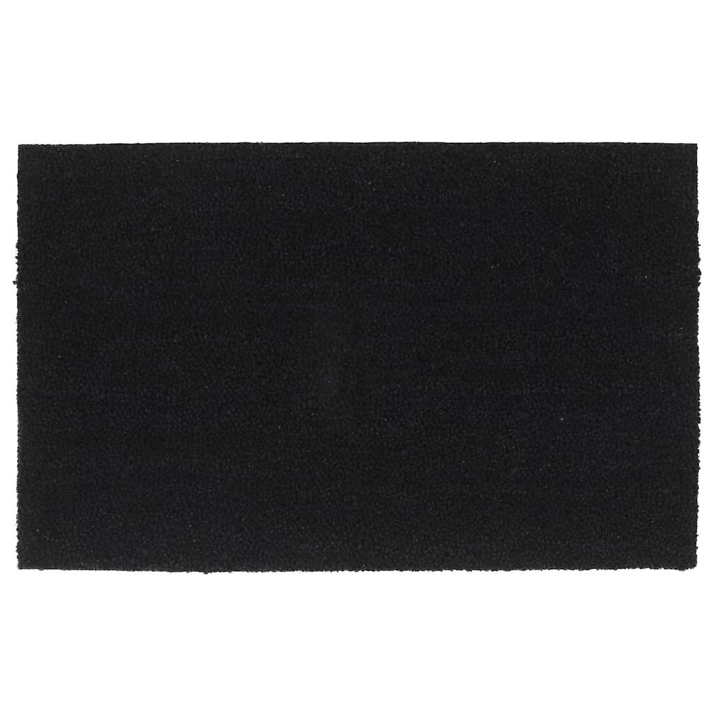 门垫 黑色 50x80 厘米 簇绒椰子纤维