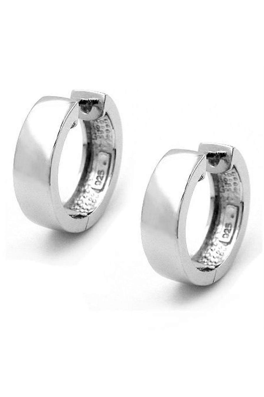 Hoop Earrings 17x5mm Silver 925 - Gl93277