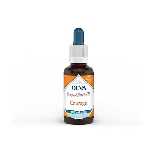 15 - Courage - alcohol free 30 ml of floral elixir