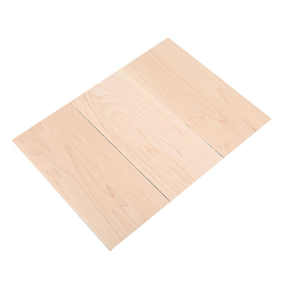 3Pcs Maple Guitar Head Veneer Plate Headplate DIY Replacement Part for Luthiers