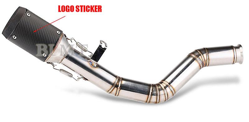 Motorcycle Exhaust System Escape High Position Middle Link Pipe Muffler For KTM Duke 125 250 390 RC390 RC250 2017-2021