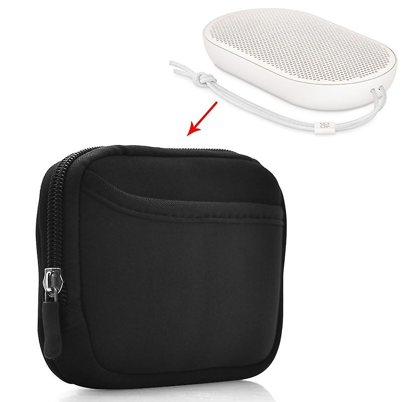 2 PCS For B&O BeoPlay P2 Portable Nylon Soft Protective Bag
