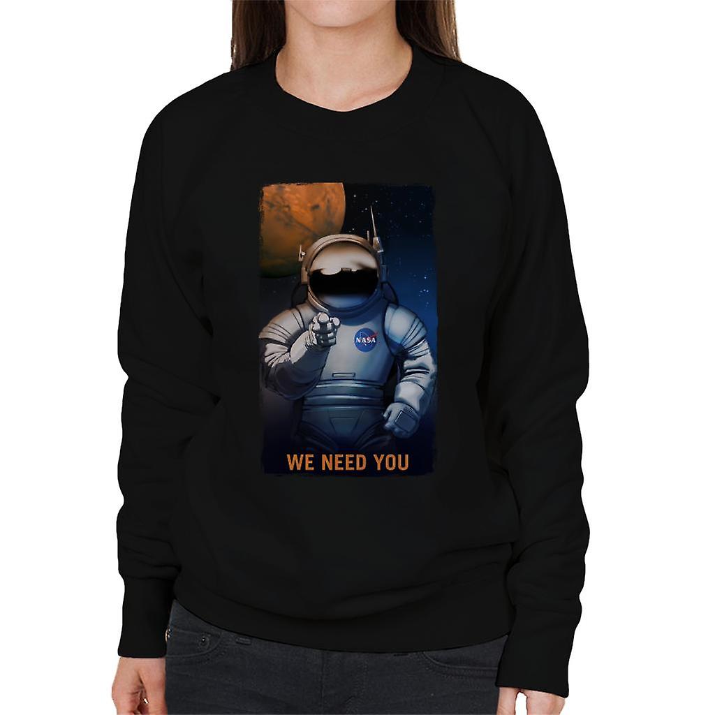 NASA We Need You Women's Sweatshirt
