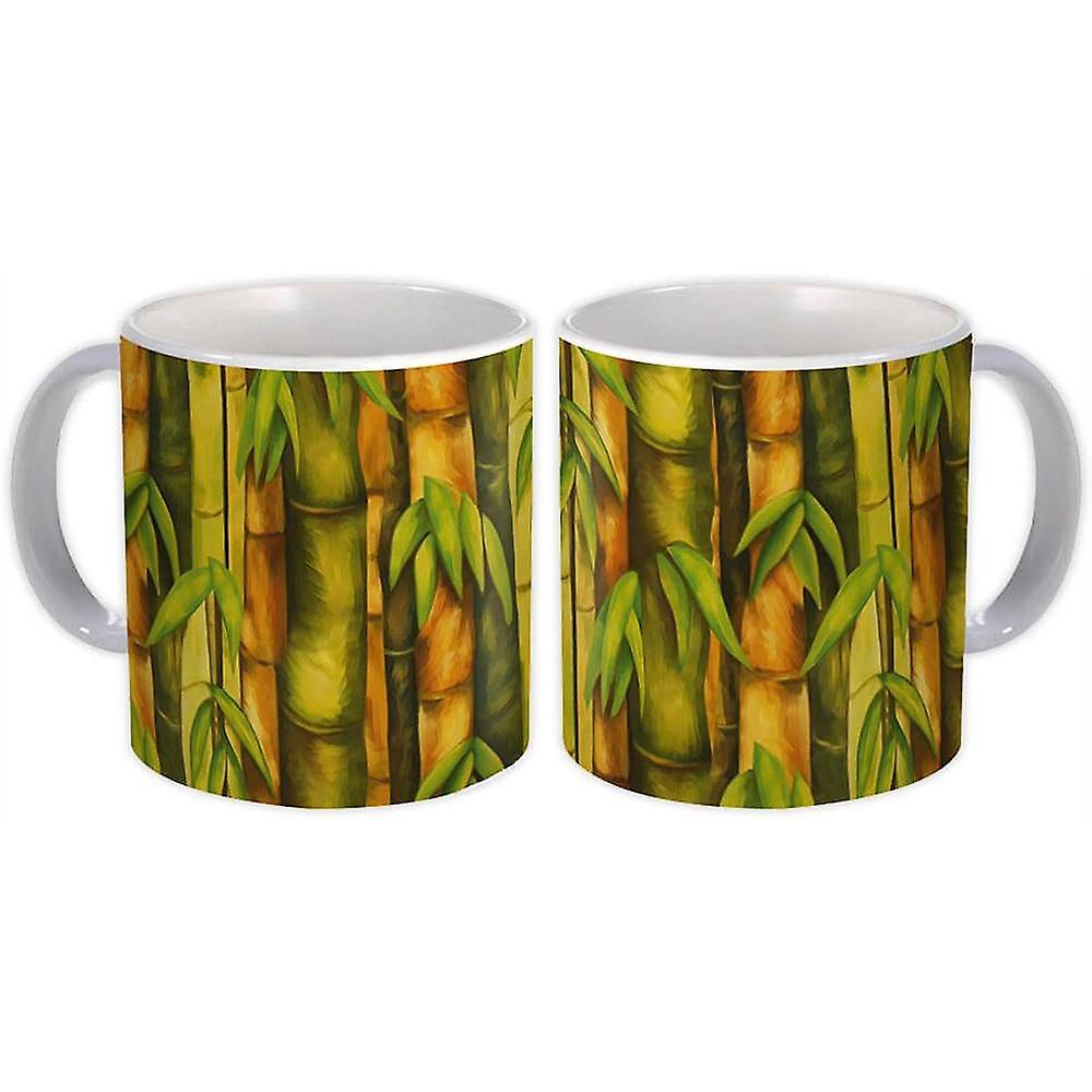 Gift Mug: Bamboo Stems Tropical