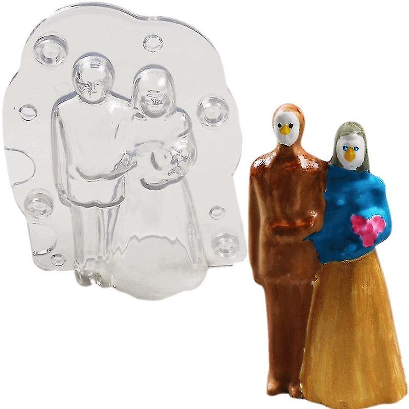 Bride And Groom Dancing Silicone Mold