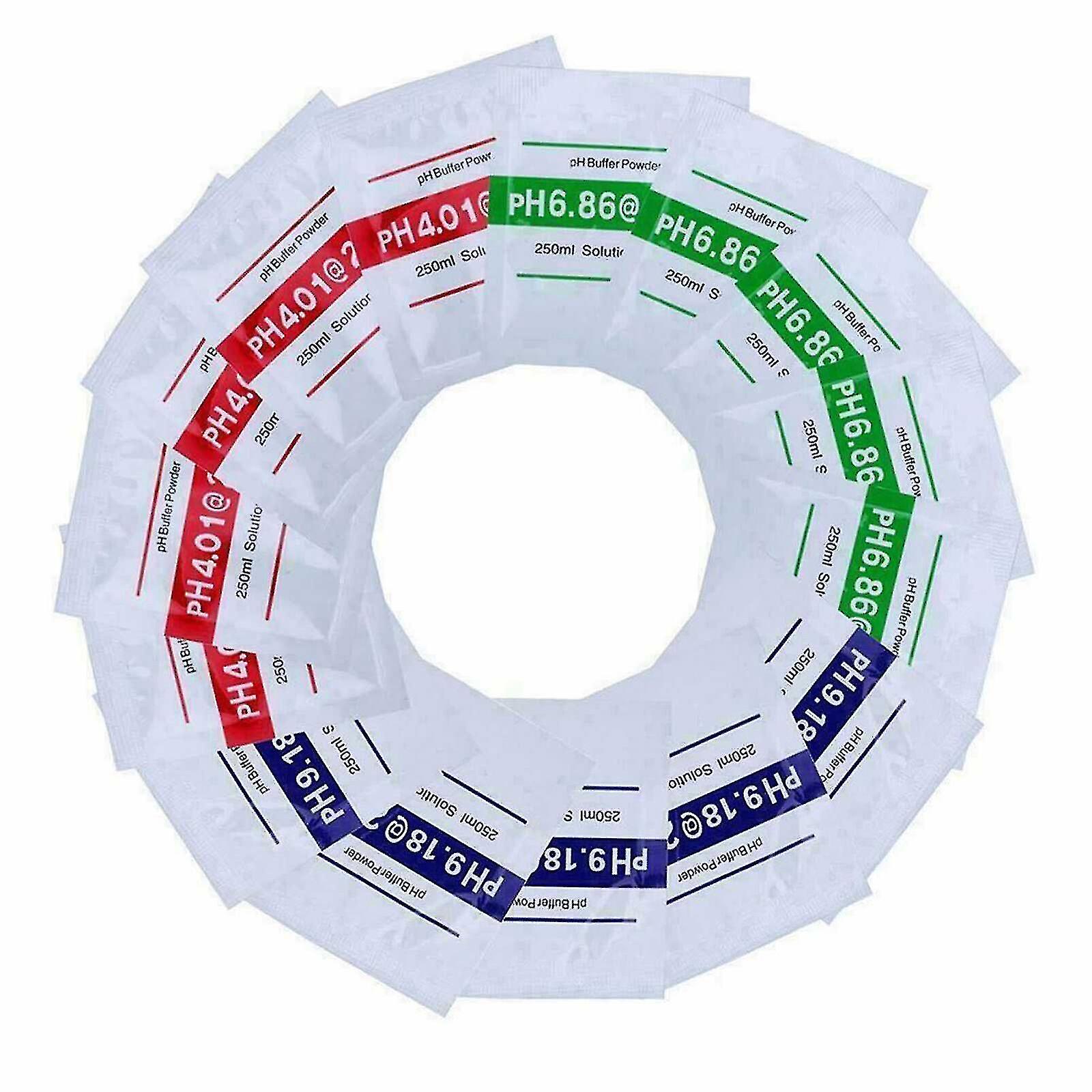15 stks Ph Meter Buffer Solution Poeder Spelen