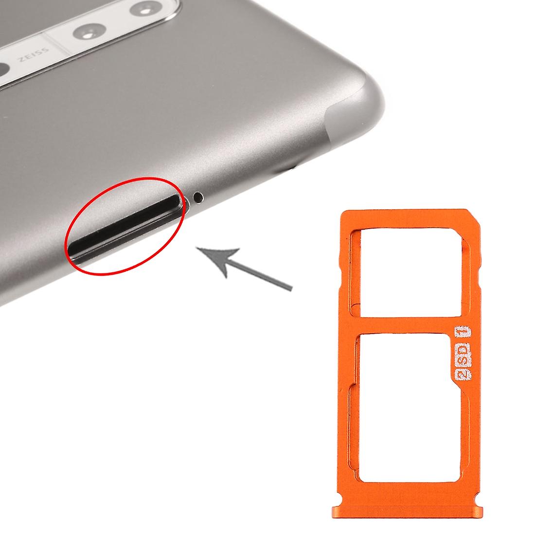 SIM Card Tray + Micro SD Card Tray for Nokia 8