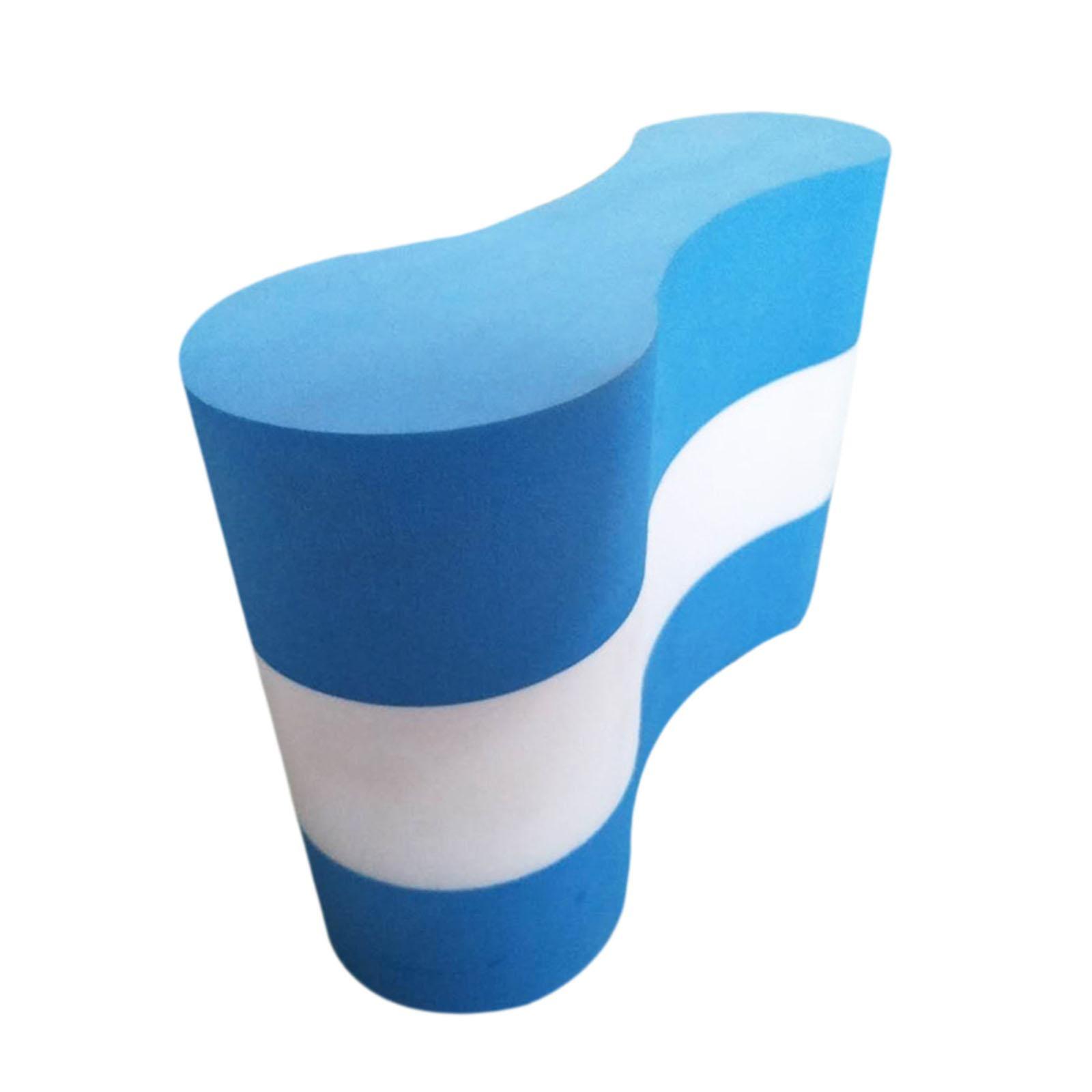 سحب عوامة السباحة EVA تعويم الساق لقوة الجزء العلوي من الجسم اللياقة البدنية المائية الأزرق الأبيض