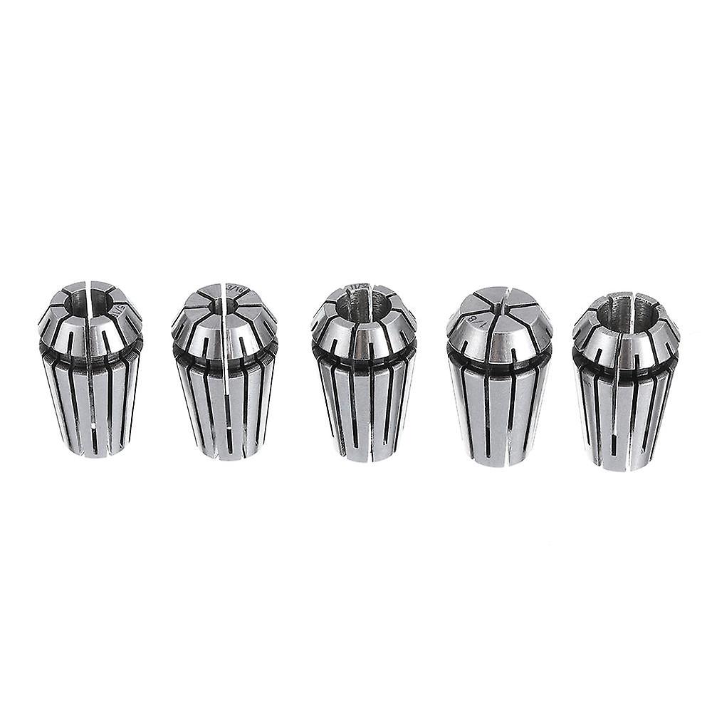 5Pcs Er16 Collet Set 1/8-3/8 Inch Spring Chuck Collet For Cnc Milling Lathe Tool