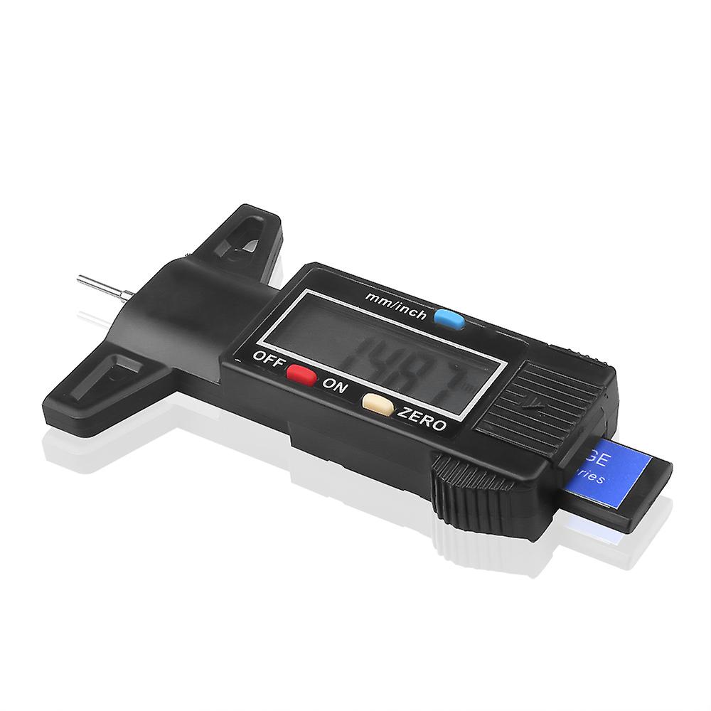 0-25mm Digital Thread Measurer Tester High Accuracy Tire Tread Depth Gauge Meter Lcd Display Car Brake Shoe Pad Wear Gauge