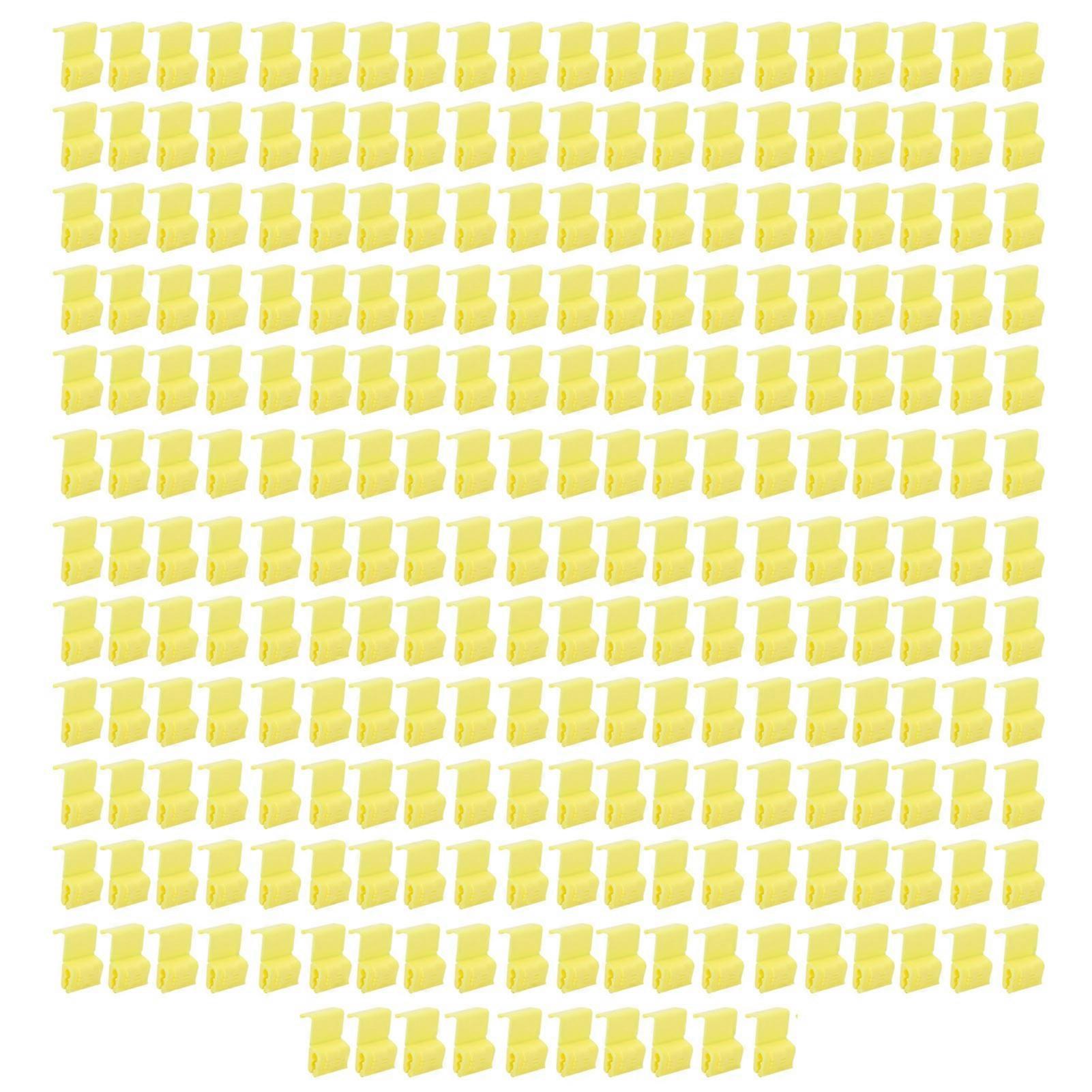 210Pcs Lock Wire Connectors Quick Splice Electrical Cable Snap Crimp Terminal BlocksYellow