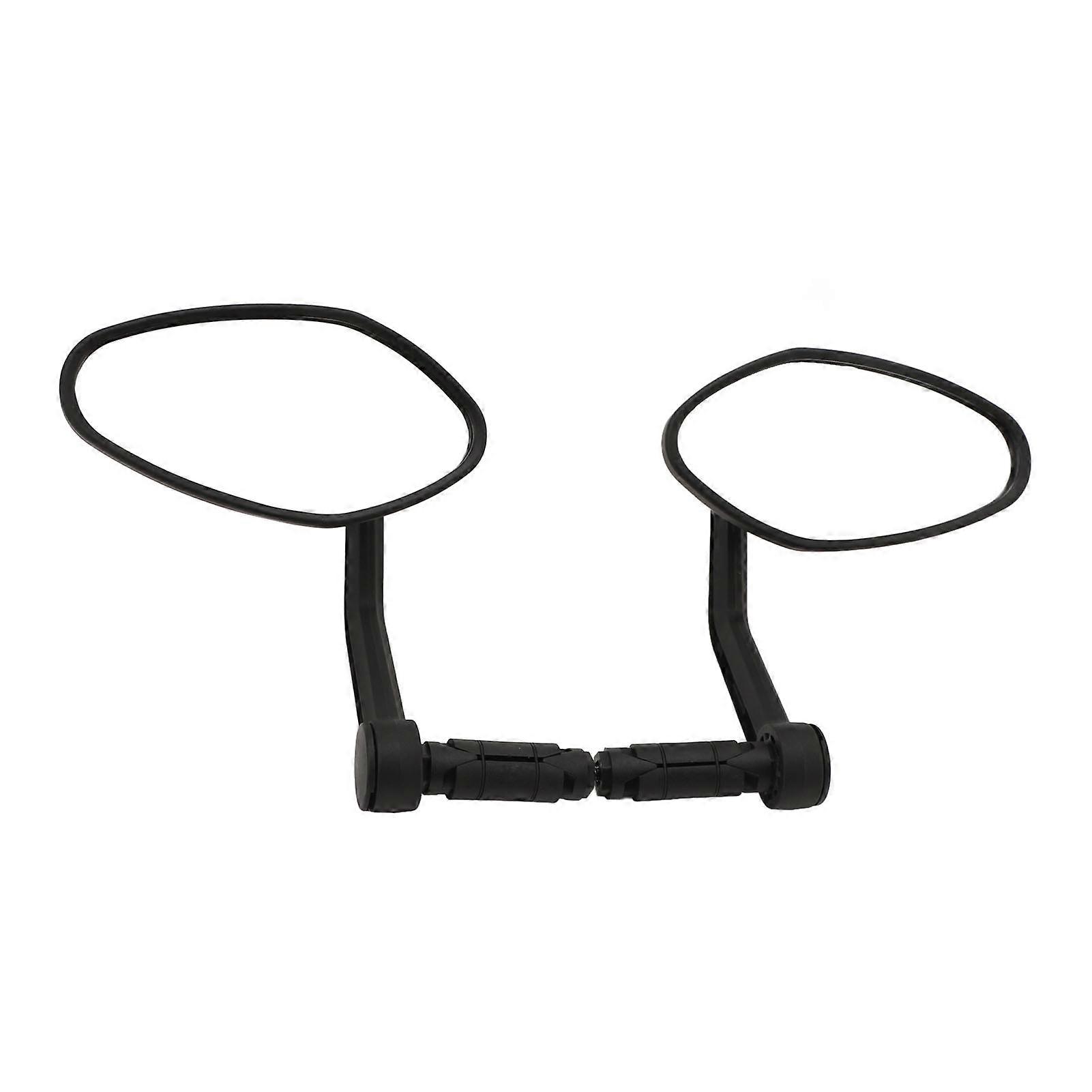 1 Pair Bike Rearview Mirrors 360 Degree Rotation Cycling Bar End Handlebar Mirror for Mountain Road Bikes Left Right