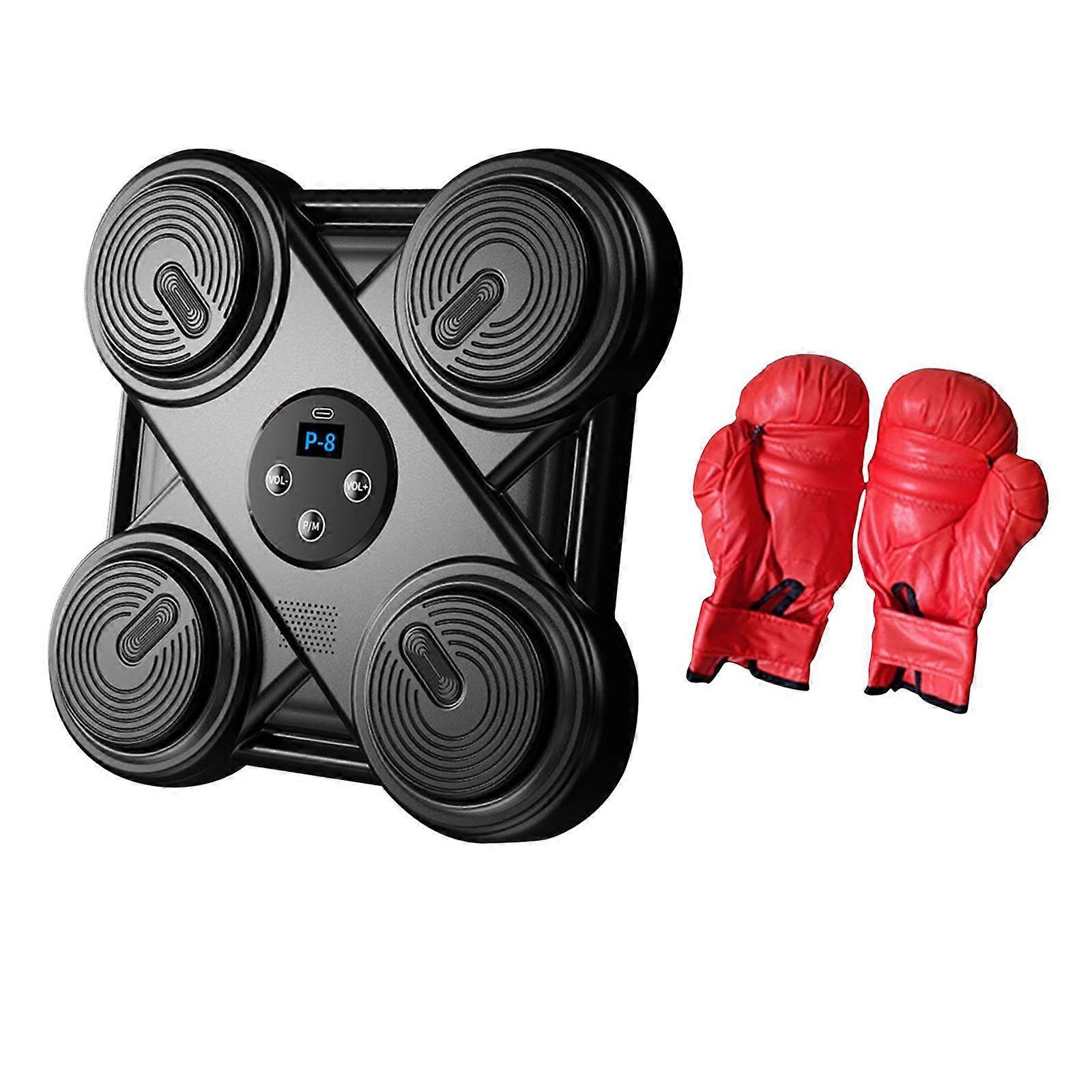 Machine de boxe intelligente Wall Target Adult Boxing Trainer pour l’entraînement Gym intérieur noir