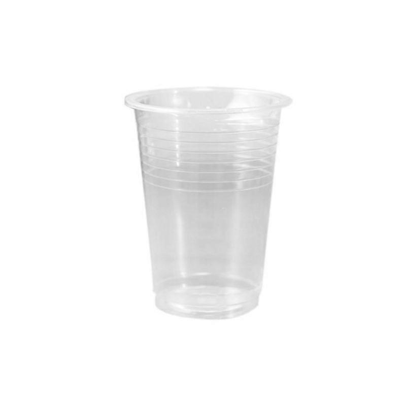 Clear plastic disposable drinking cups [50 pcs]