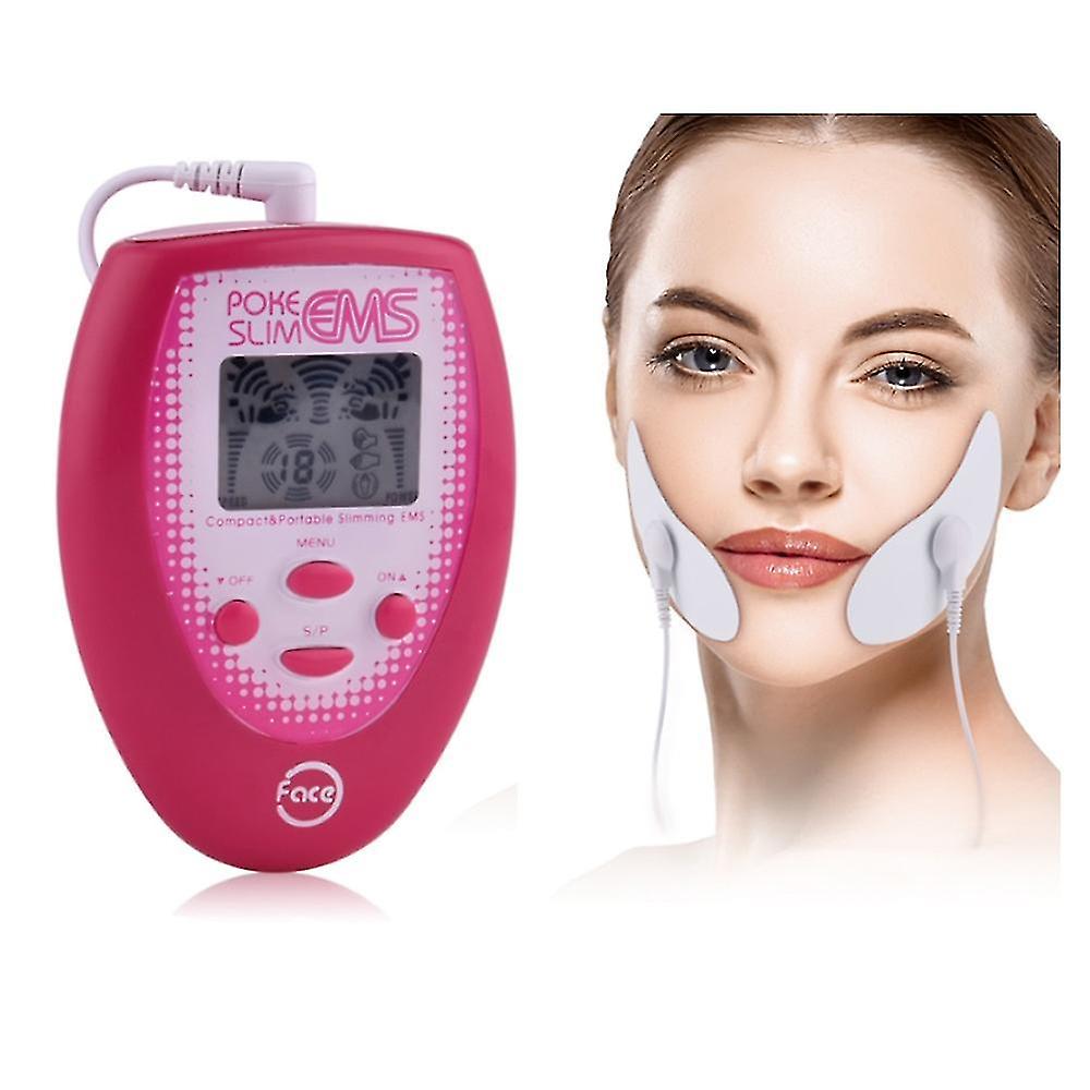 Massaggiatore facciale dimagrante elettrico V-face Trainer Mascella Ginnico Ems Face Body Pulse Stimolatore muscolare con elettrodi Pads Più recente Fa1723