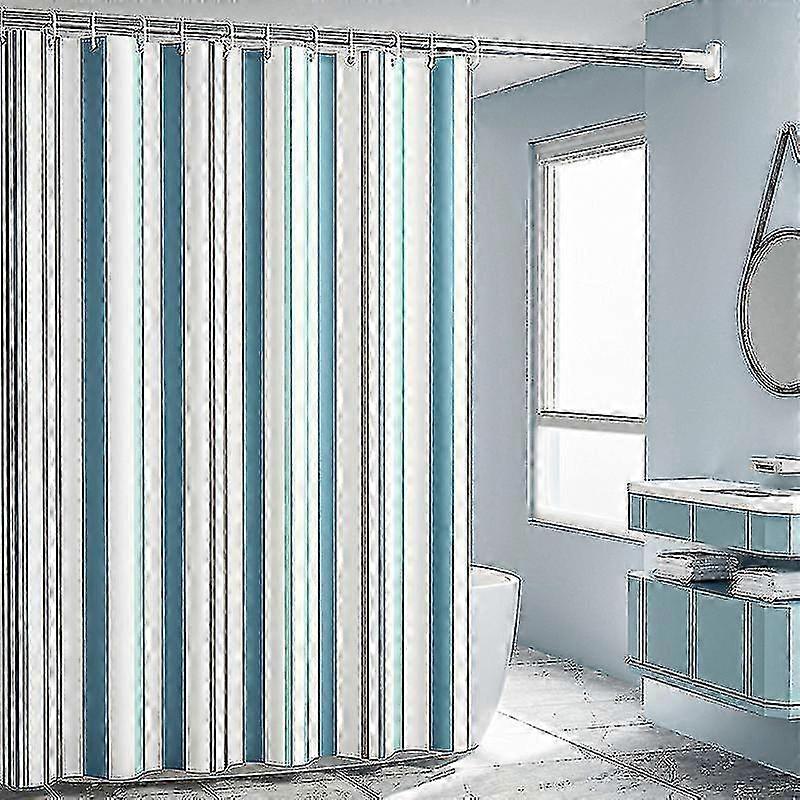 Romantiske striper dusjforheng Waterproof_Feb