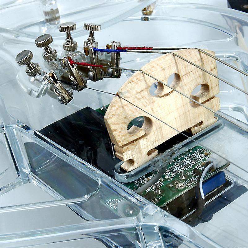 Transparen Electric Violin High Quality Plastic Musical Instruments ...