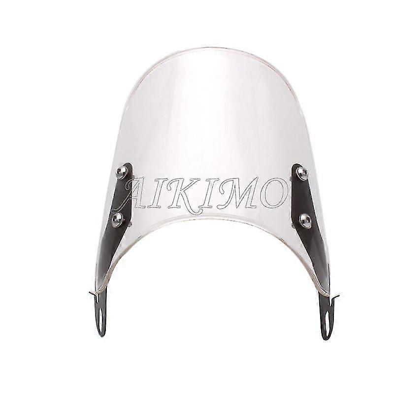 Unique Motorcycle Windshield Airflow Adjustable Windscreen Wind Deflector For 4-7 Inch Headlights Universal Moto Accessories