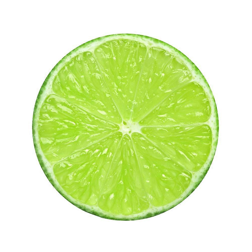 3D Simulation Fruit Printed Mat Lime Round Non-Slip Tile Sticker Self-Adhesive Wall Floor Stickers
