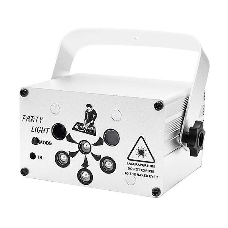 Mini Party Light 6 Hole UV Disco RGB Projector Light LED Strobe Light with Remote Control for Home Bar Show New