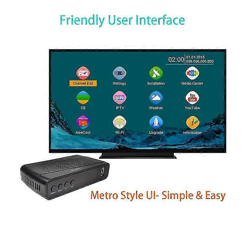 V8 wifi receptor dvb c s2 dvb usb tv přijímač hd digitální podpora youtube