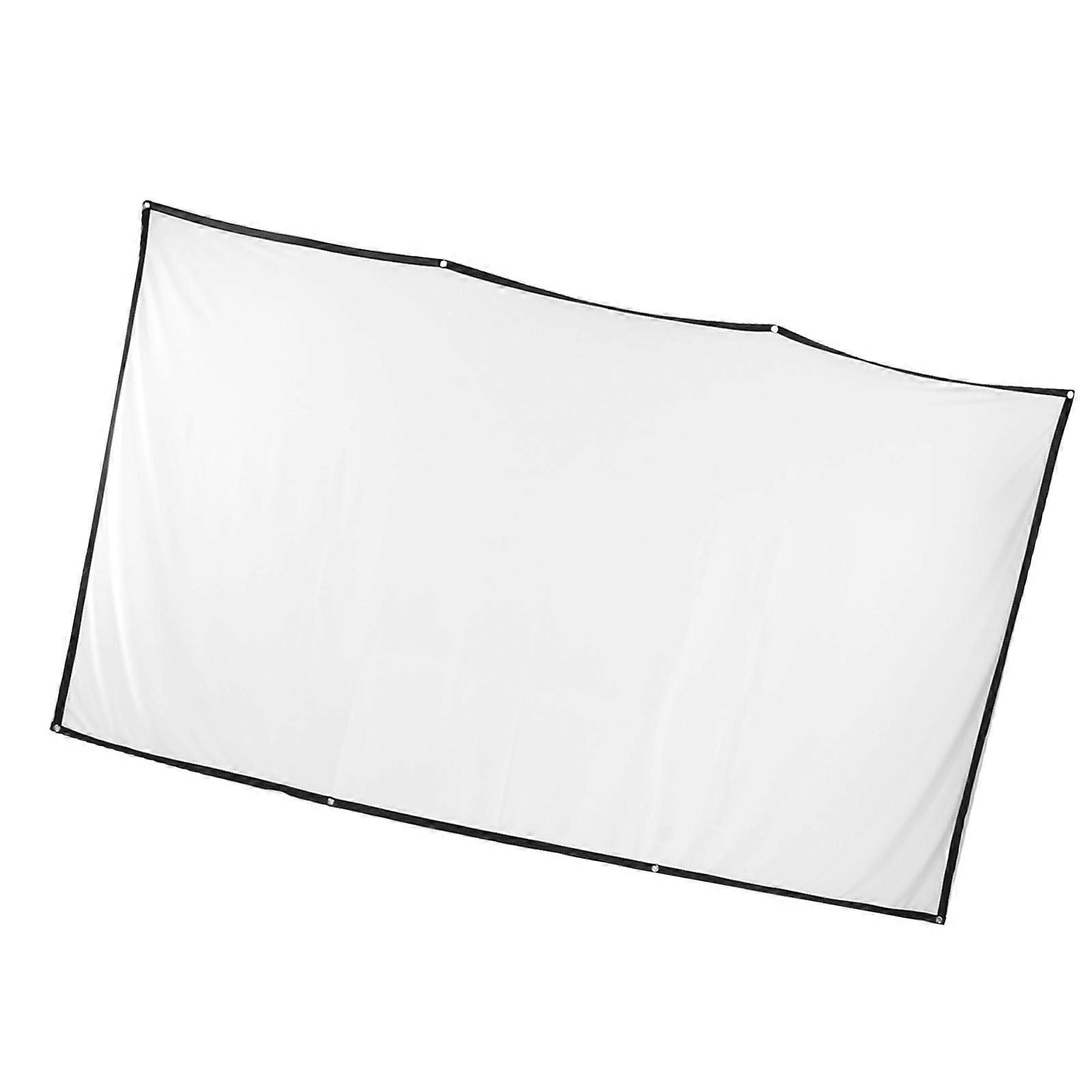 Outdoor Projection Screen 16:9 Crease Resist Foldable Double Sided Portable Projector Screen for Home Theater Outdoor Indoor 150 Inch