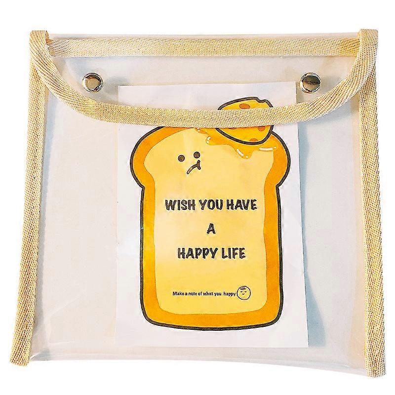 Simple Transparent Pencil Case Storage Organizing Bag For Primary And Secondary School Students