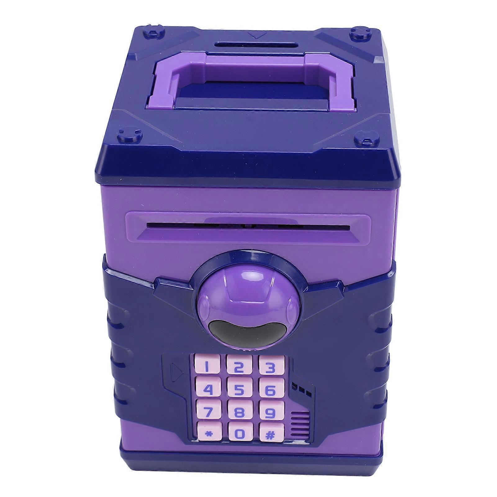 Smart Piggy Bank Automatic Money Rolling Educational Children Money Saving Box with Voice and Light
