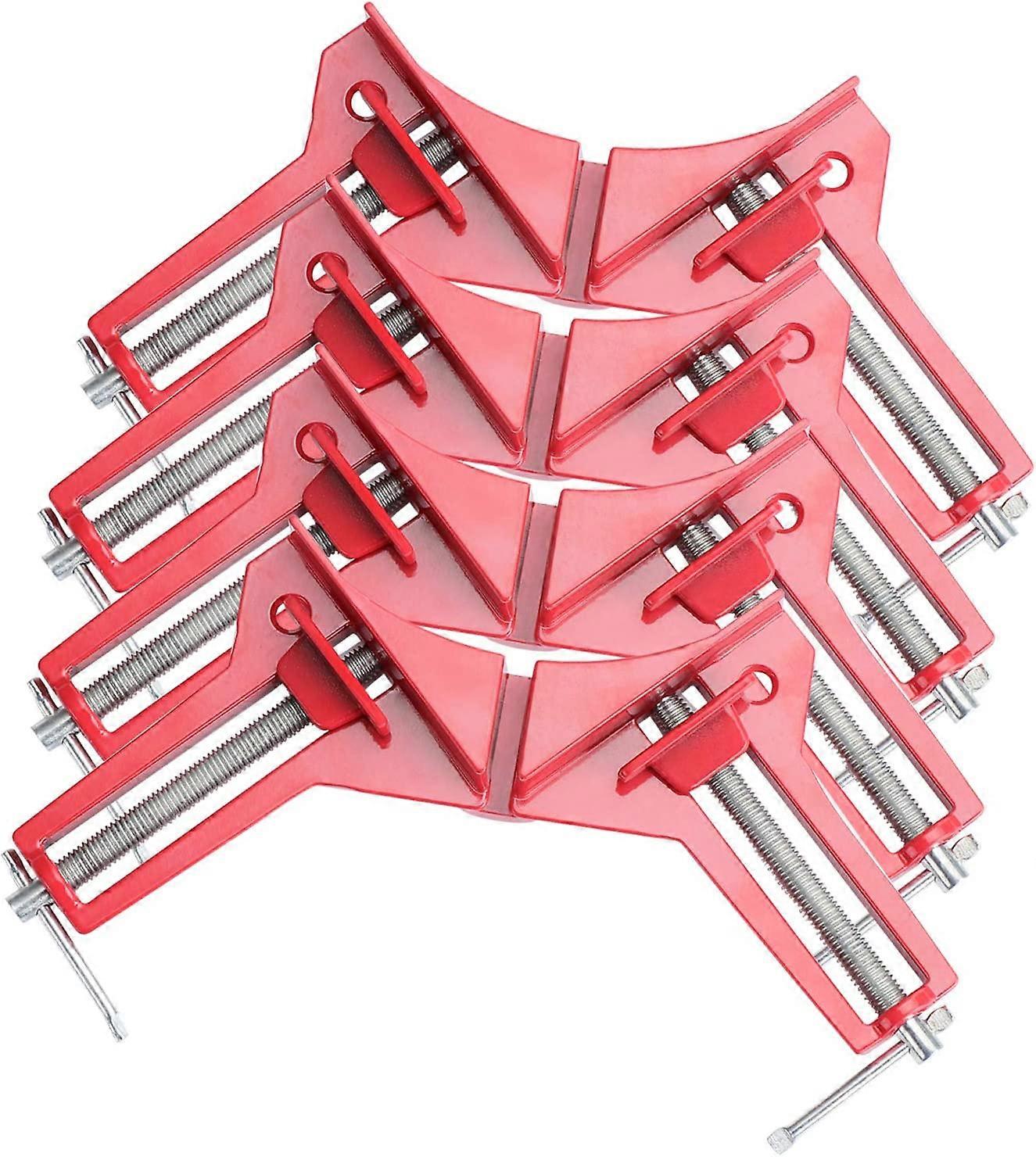 4 Pack Woodworking Corner Clamps, 90 Degree Right Angle Vise, Adjustable Miter Clamp for Picture Frame, Picture Frame, Right Angle Clamp