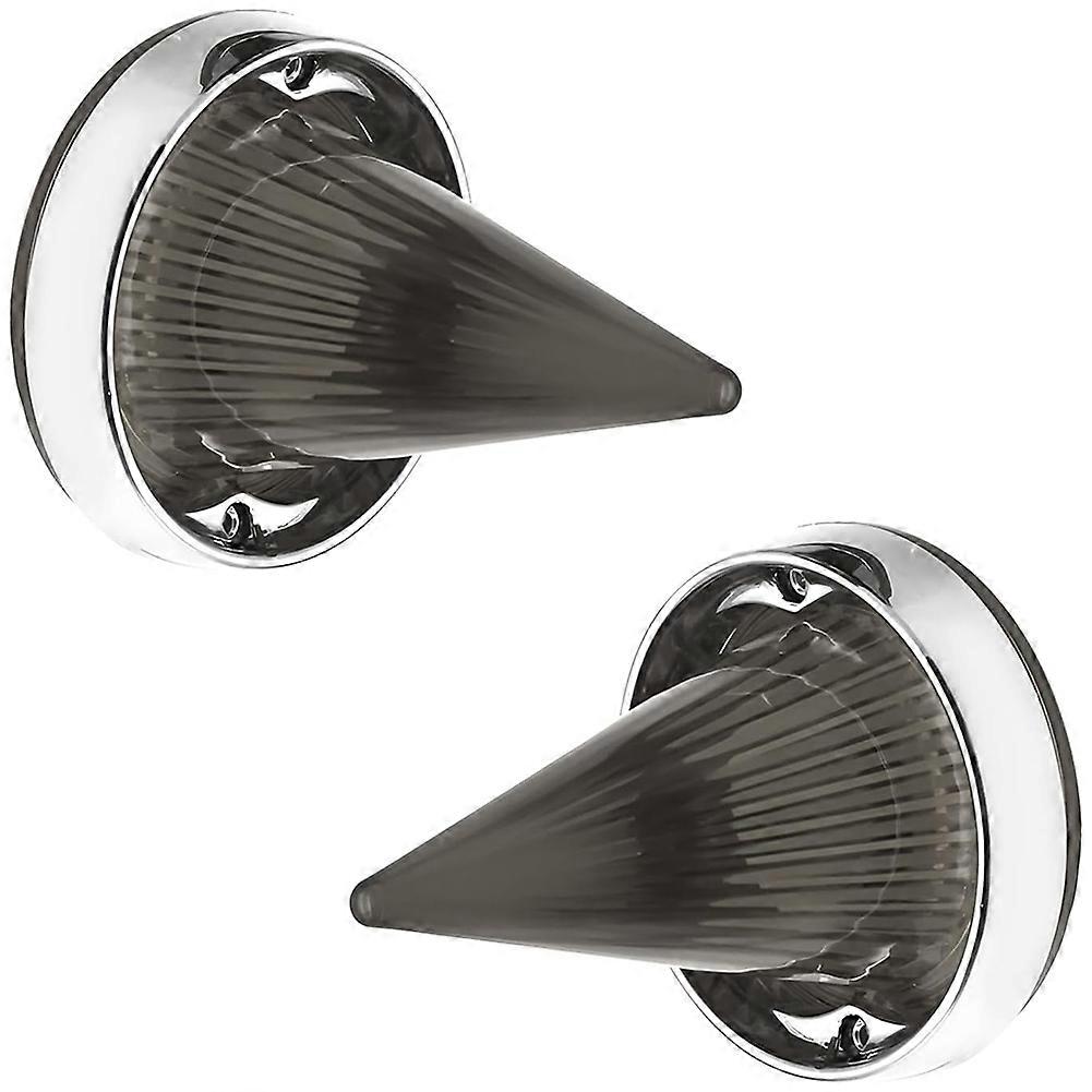 Rauchbombe Blinker-Objektivabdeckung für Touring Road Glide Road 3-1/4 Zoll flaches Blinkerlicht A