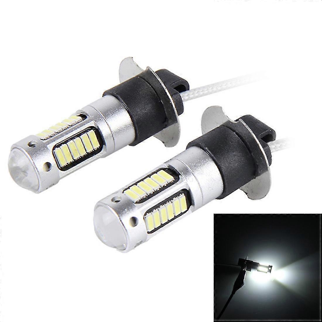 2 pezzi H3 10W 30 LED SMD-4014 fendinebbia per auto, DC 12V - Yvan