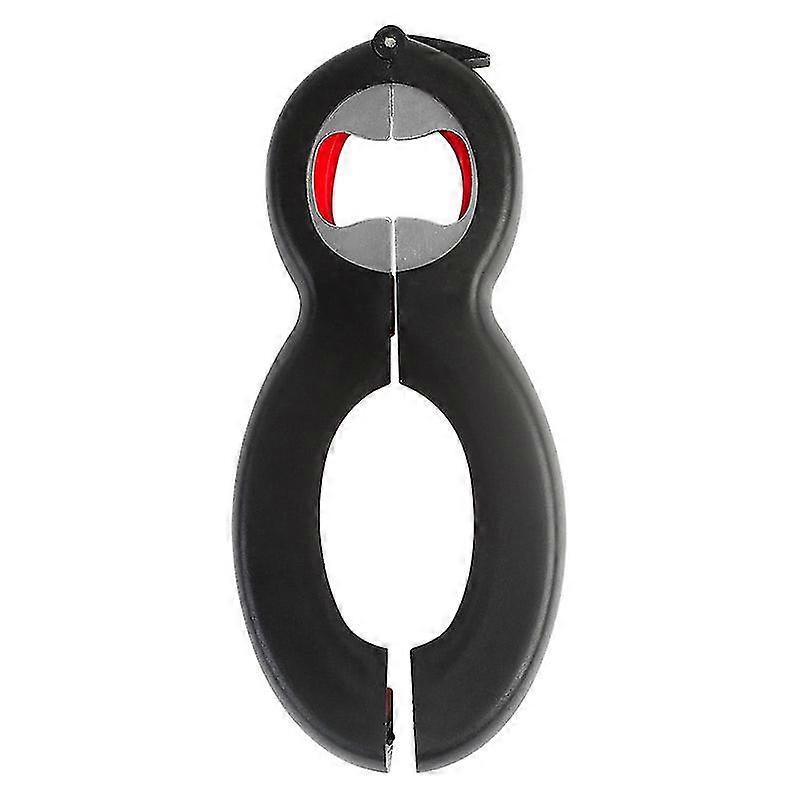 Bottle Opener, Jar Opener, 6 In One Multi Weak Hands Easy Opener With Silicone Jar Opener