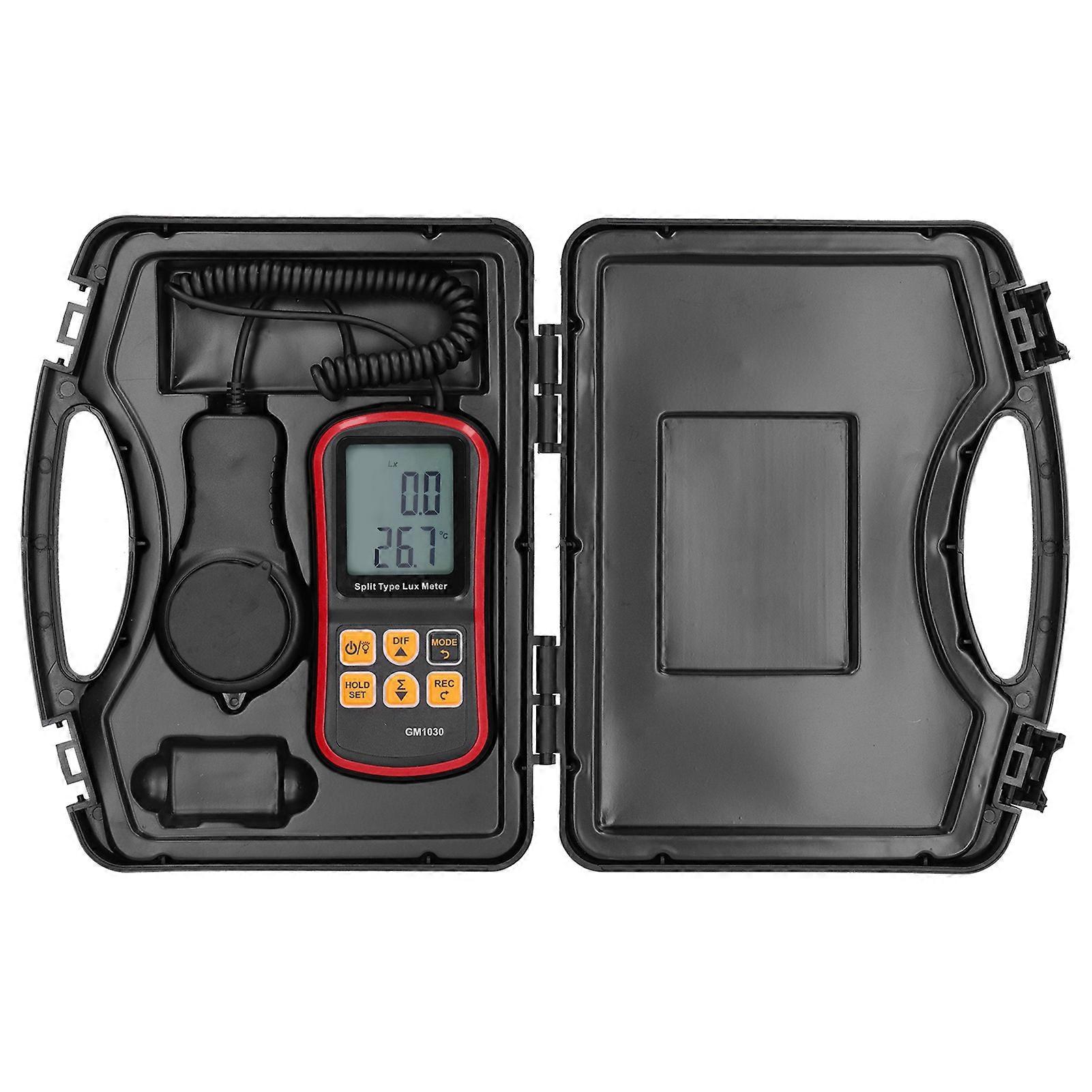 GM1030 0~200,000Lx Digital Illuminometer Luxmeter Light Testing Instrument with UART Connector