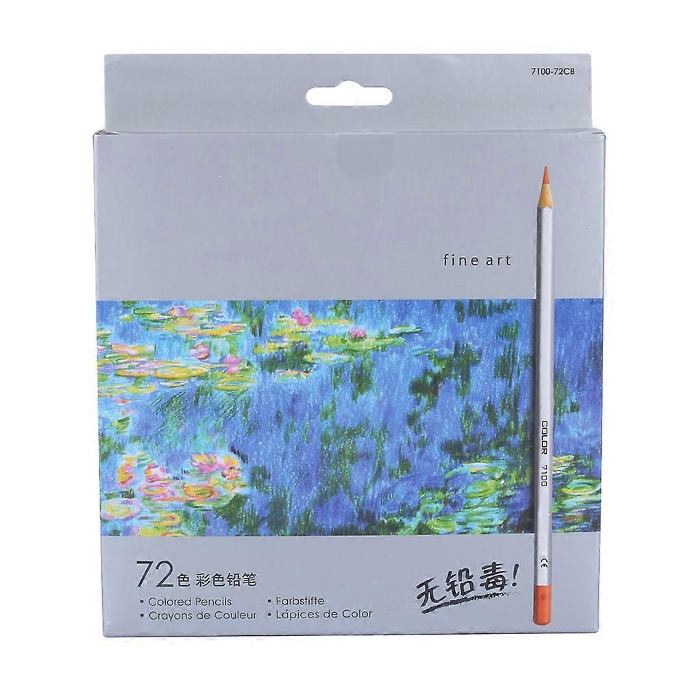72 Color Professional Oil Base Pencils Set  NOn toxic Art Drawing Sketch