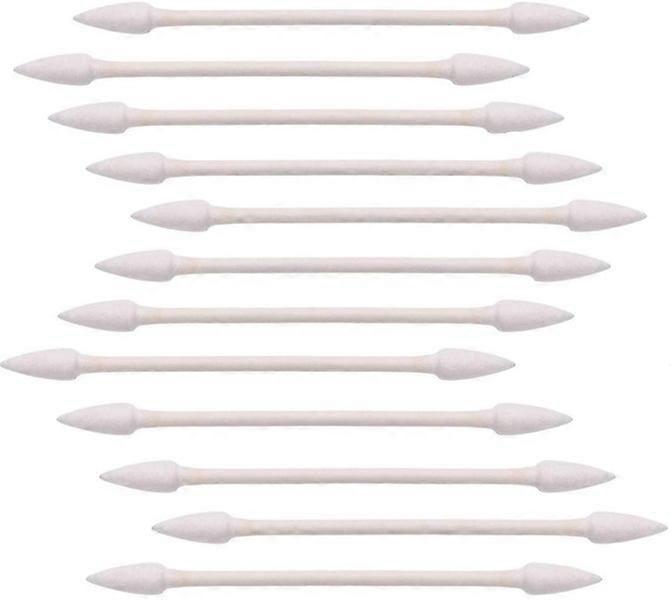Precision Tip Cotton Swabs for Makeup - 2400pcs, Bamboo Sticks, Double Pointed