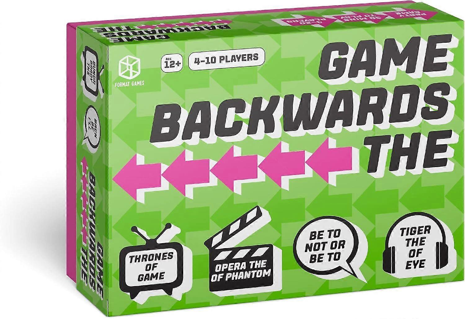 The Backwards Game - Board Game