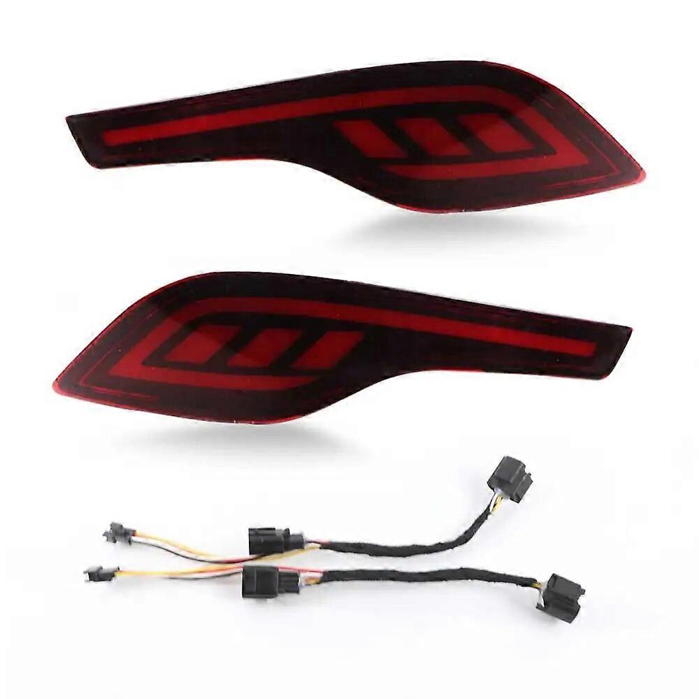 CSCSNL 1 Pair Reflector LED Rear Bumper Light Rear Fog Lamp Auto Bulb Brake Light For Honda CRV CR-V 2017 2018 2019