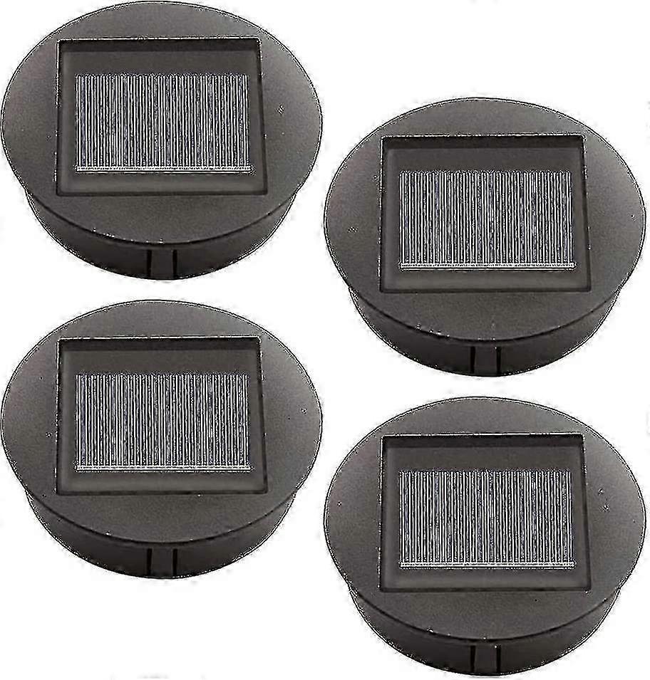 4 Pieces Replacement Solar Lights With Led Bulbs, Solar Top Lights Replacement, Led Solar