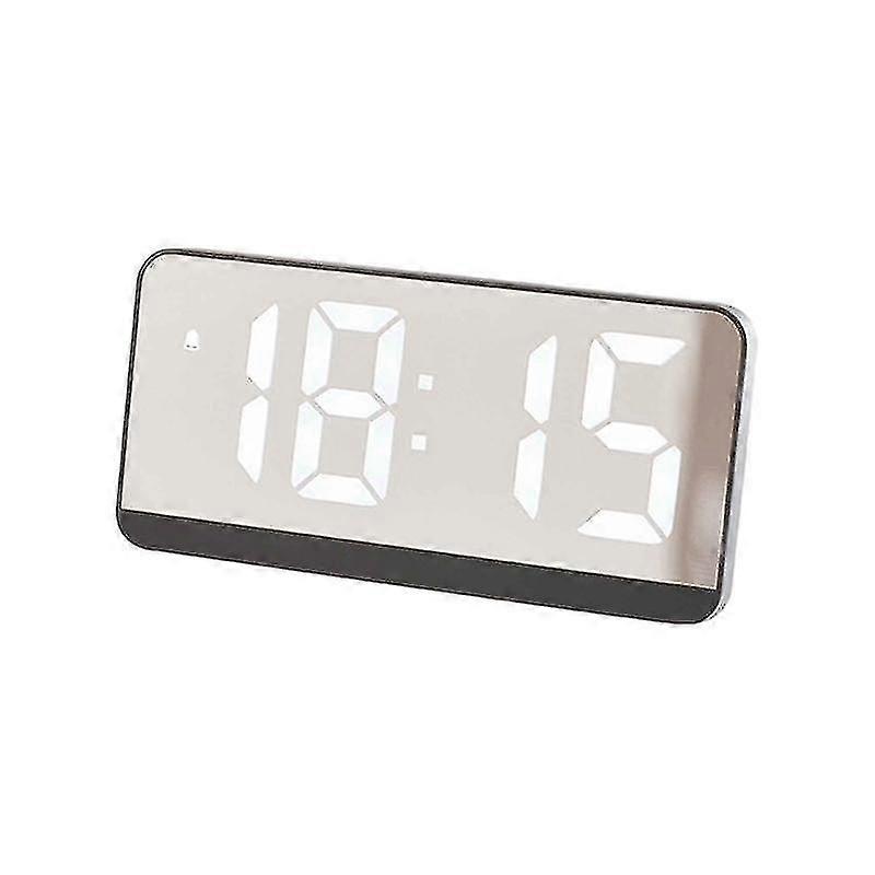 Digital Alarm Clock Voice Control Temperature Date Snooze Night Mode 12/24h Anti-disturb Function G