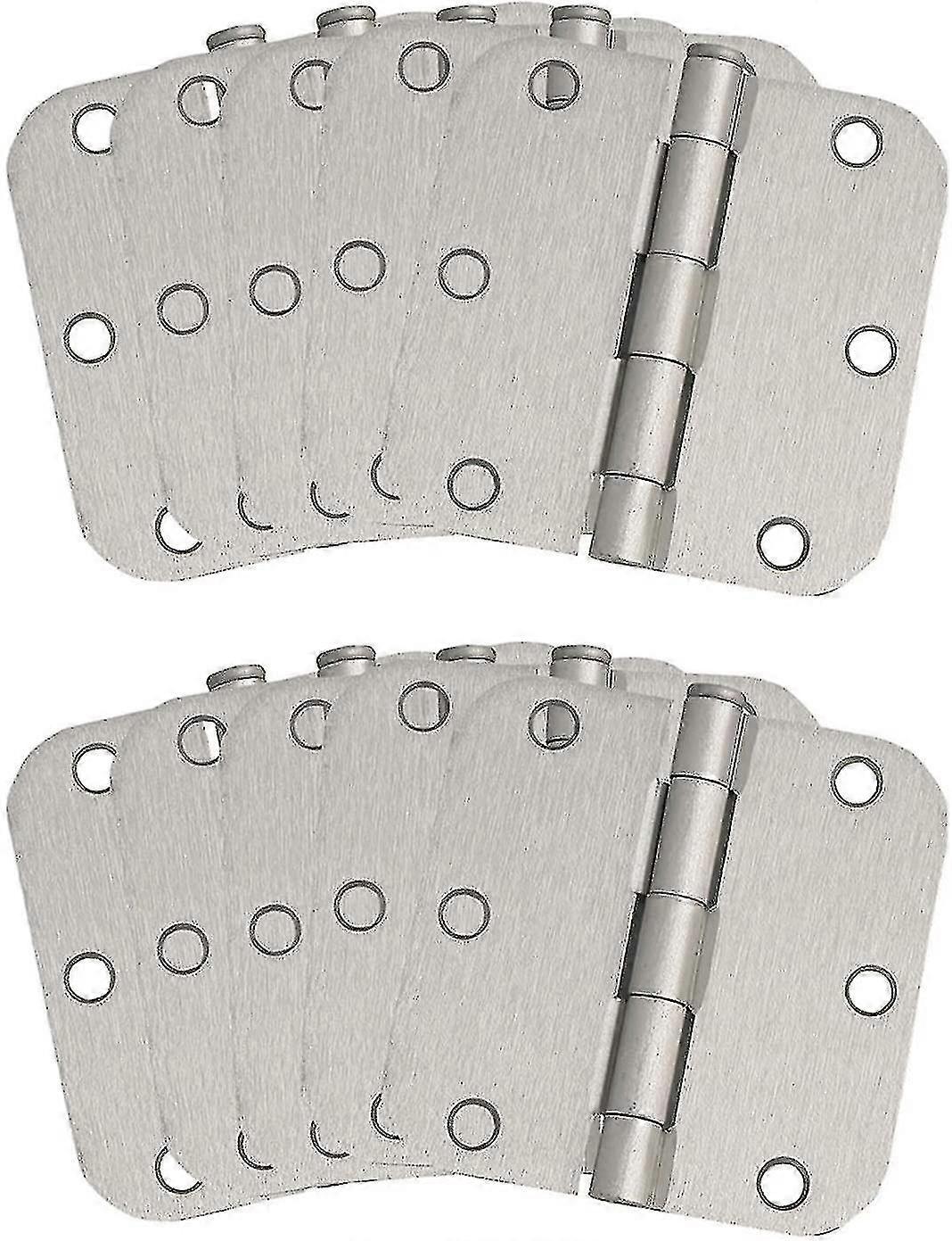 10-pack Hinge 3.5", Satin Nickel