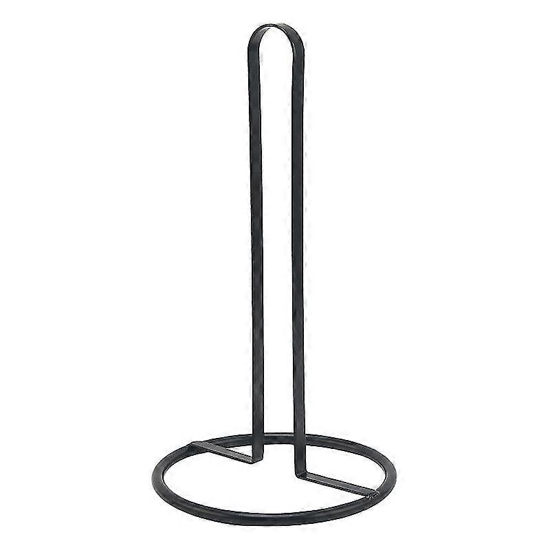 Wabjtam Paper Towel Rack Countertop Kitchen Paper Towel Rack Large Size Roll Paper (black) 28 * 15cm