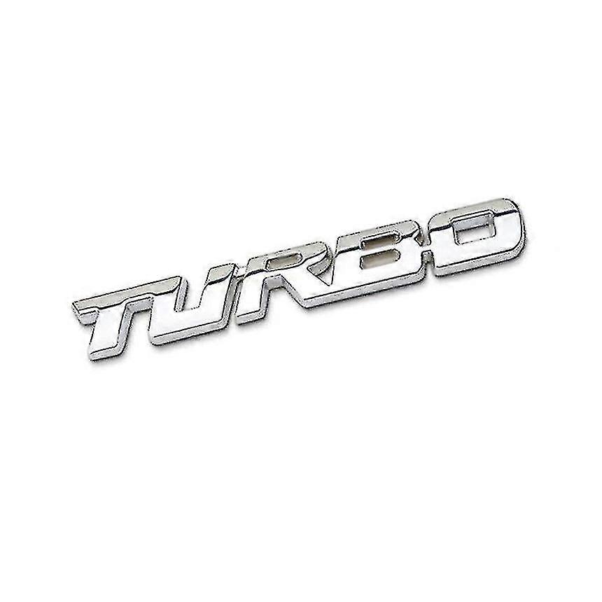 Turbo Metal Car Sticker Car Styling Body Emblem 3d Decal Zinc Alloy Car Rear Tailgate Badge Decoration Auto Accessories Decals Free Shipping
