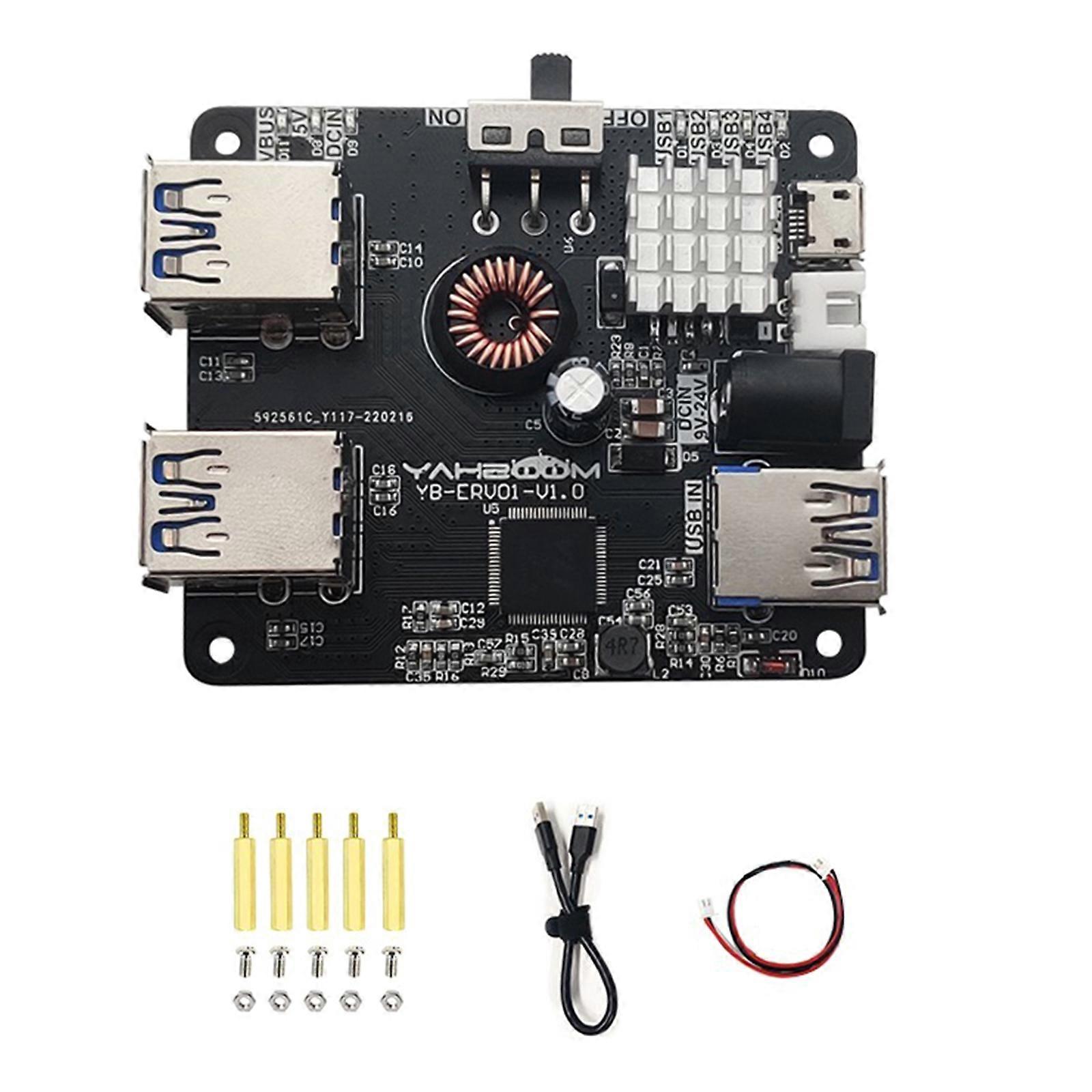 Multi USB 3.0 4-Port-Splitter für Ros-Roboter für Jetson für Nano 2,5-Zoll-HDD/SSD