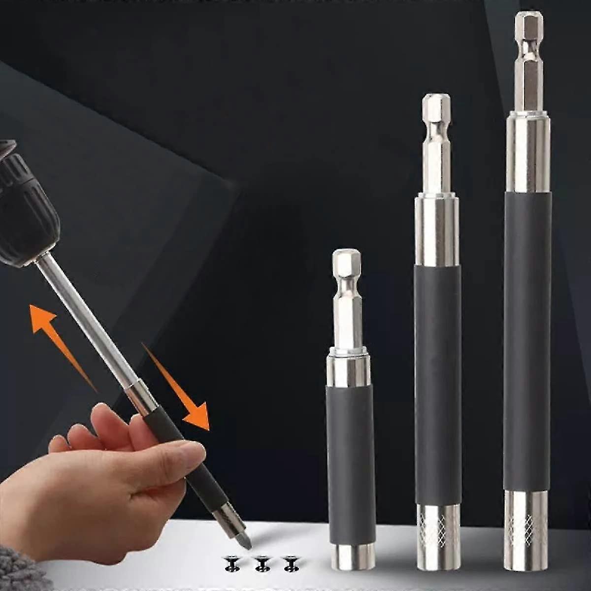 80/120/140mm Telescopic Hex Joint Bar Quick Release Bit Holder(3pcs)