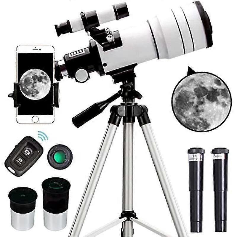 ToyerBee Telescope For Adults & Kids, 70mm Aperture Astronomical Refractor Telescopes For Astronomy Beginners