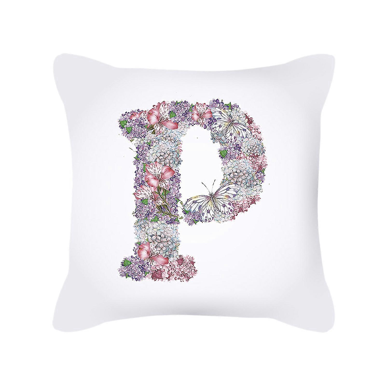 Letter Pattern  Case Sofa Car Cushion Cover  Home Decoration