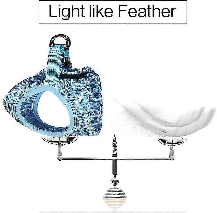 Set Of Cat Harness And Leash With Ultra-light Kitten Collar Soft And Comfortable